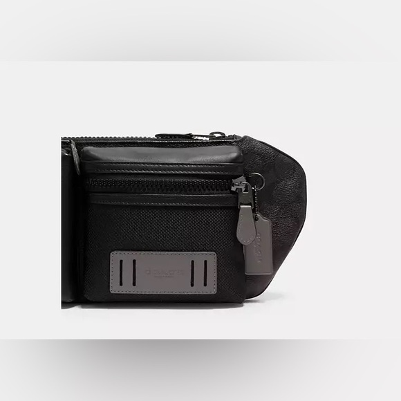 NWT Rare Coach Rider Belt Bag In Signature Canvas 5623 - Picture 6 of 16